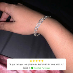 SILVER 6.3MM MARINER BRACELET