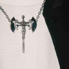 RELIGION IS WAR PENDANT