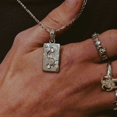 SCORPIO TAROT CARD PENDANT