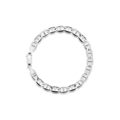 SILVER 6.3MM MARINER BRACELET