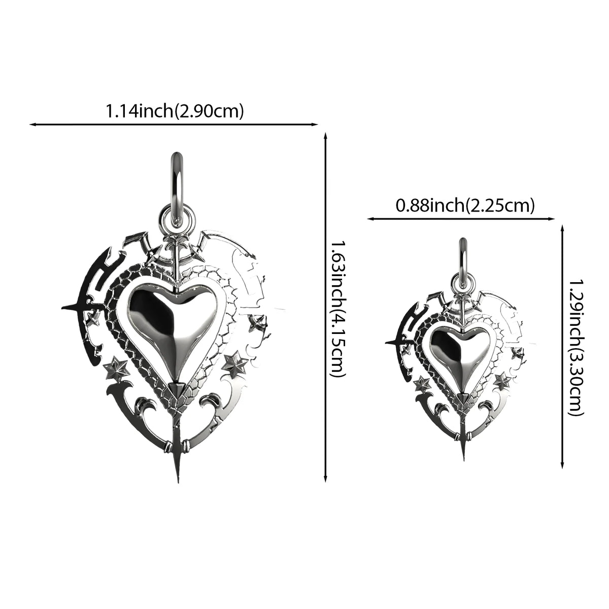 ANTIQUE HEART PENDANT