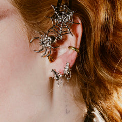 "NOSE" STUD EARRING