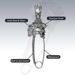 PUNK SAFETY PIN PENDANT